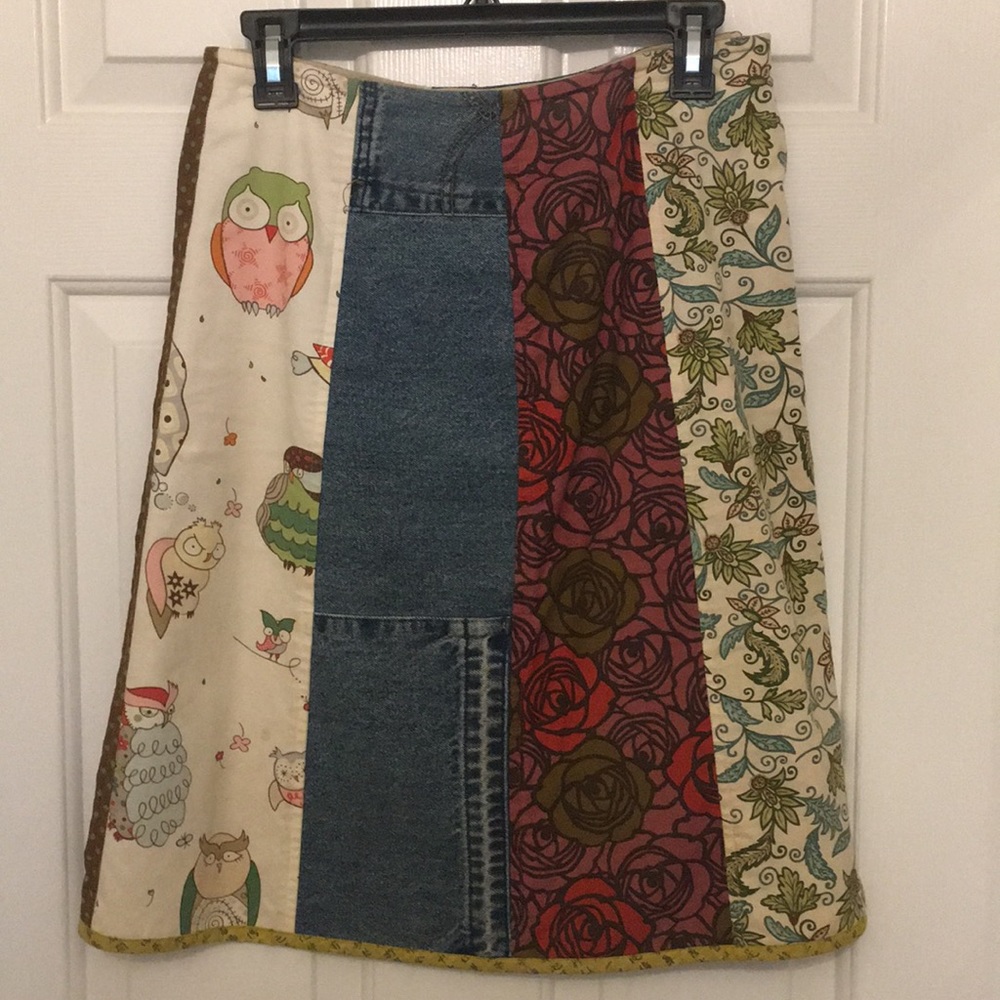 Patchwork 1 of a kind skirt